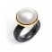 Large Round Pearl Ring