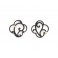 Quatrefoil Frame Earrings (mismatching)